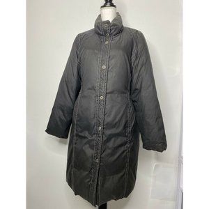 Michael Kors Large Women's Black Down Puffer Winter Jacket Coat-Missing Hoodie